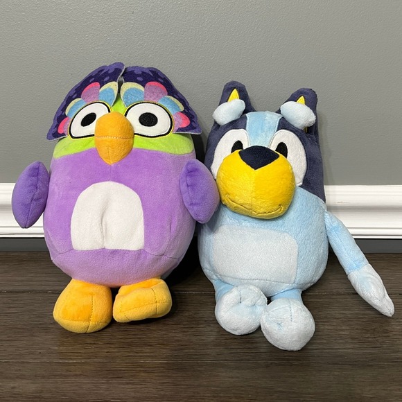 Bluey & Chatterbox Owl Talking Plush Set - Picture 1 of 6